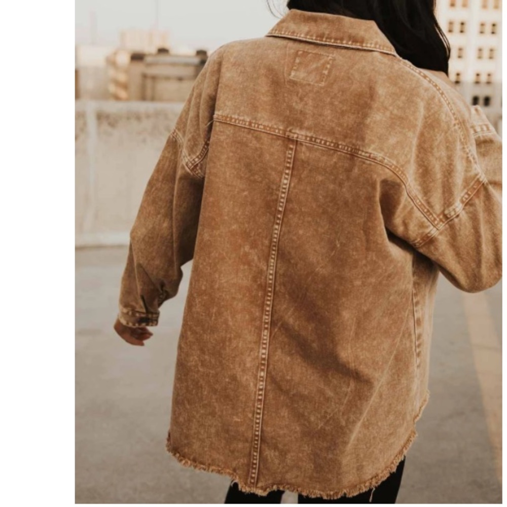 Acid wash denim jacket - Picture 7 of 16